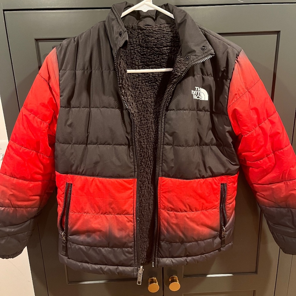 The North Face Kids Reversible Mt Chimbo Full-Zip Hooded Jacket